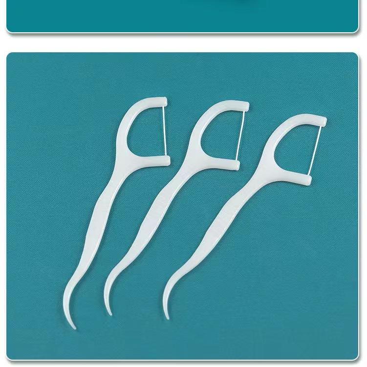 EvoSnow 30Pcs/Set Teeth Toothpicks Stick Dental Floss Flosser Picks Tooth Clean Oral Care