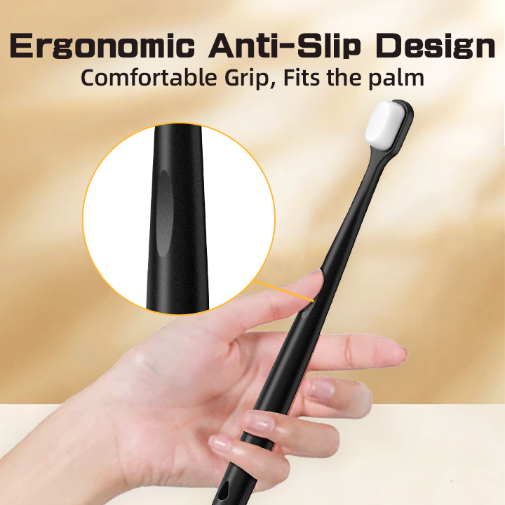 EvoSnow Premium Ten Thousand Bristles Toothbrush/Soft Bristles Eco-friendlySoft Fiber Nano Toothbrus