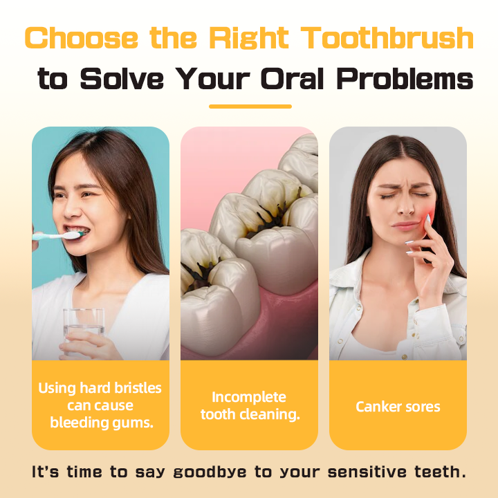 EvoSnow Premium Ten Thousand Bristles Toothbrush/Soft Bristles Eco-friendlySoft Fiber Nano Toothbrus