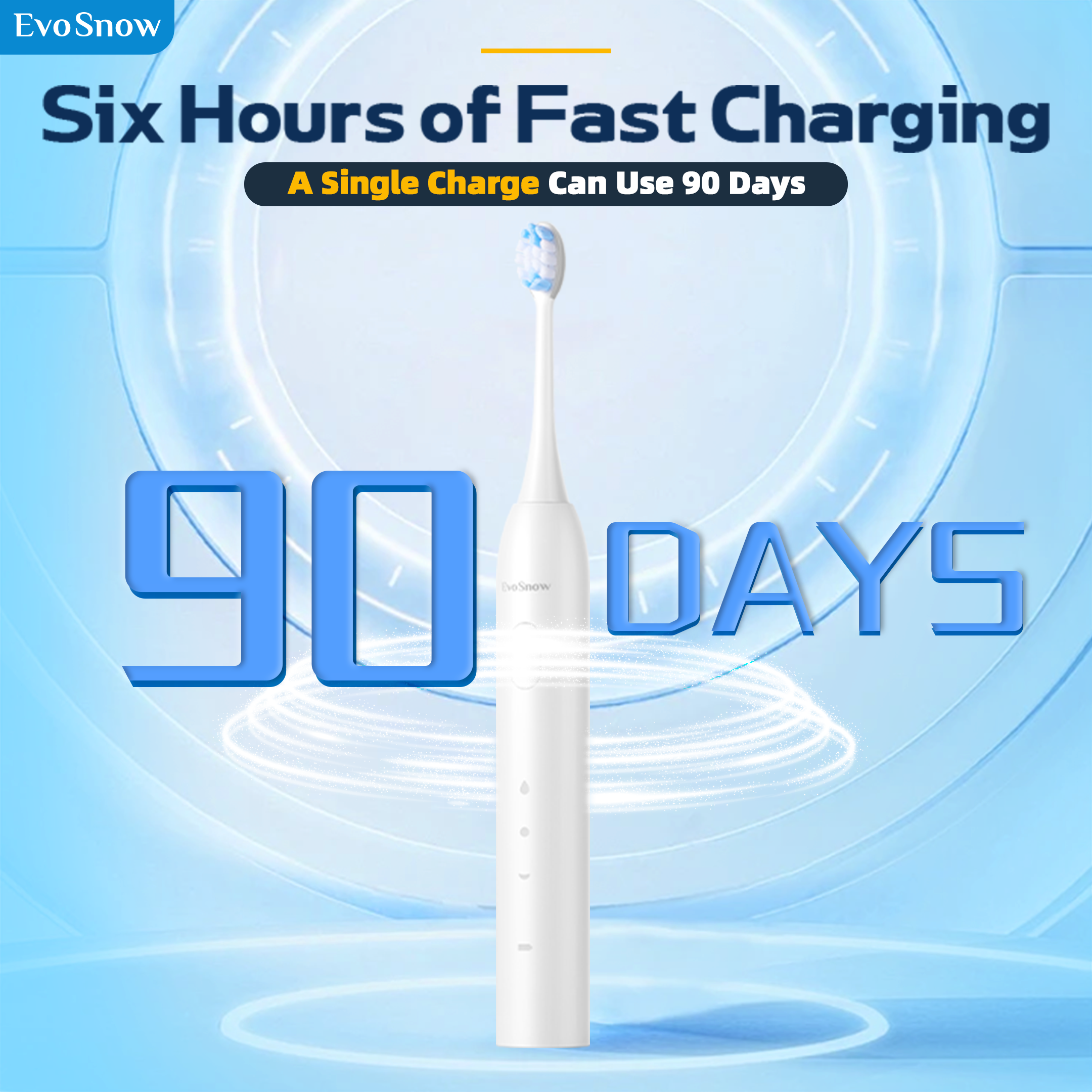 EvoSnow fully automatic sonic electric toothbrush/EvoSnow Ultrasonic Electric Toothbrush